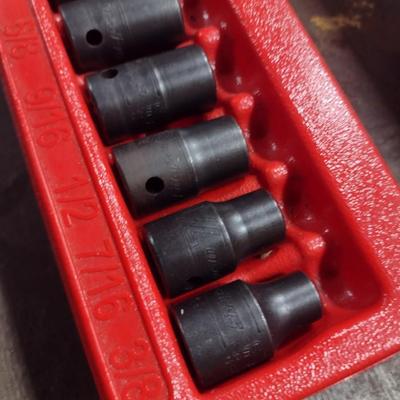 Snap-On Six Mechanic's Socket Set Standard 1/2