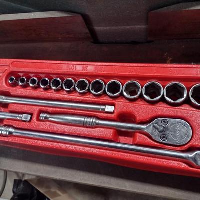 Snap-On Six Point Mechanic's Socket Set Standard 1/2" Drive (#23b)