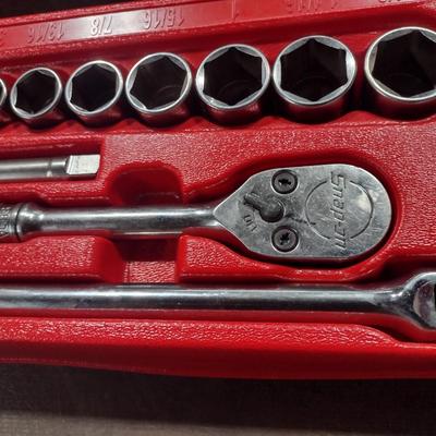 Snap-On Six Point Mechanic's Socket Set Standard 1/2" Drive (#23b)