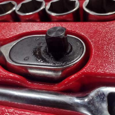 Snap-On Six Point Mechanic's Socket Set Standard 1/2" Drive (#23b)