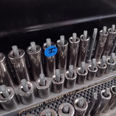 Hansen Twelve- and Six-Point Socket Sets Standard Drive 1/2" and 3/8", (#22i)