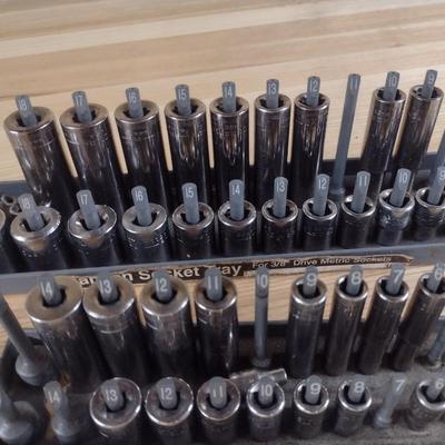 Hansen Twelve- and Six-Point Socket Sets Standard Drive 1/2" and 3/8", (#22i)