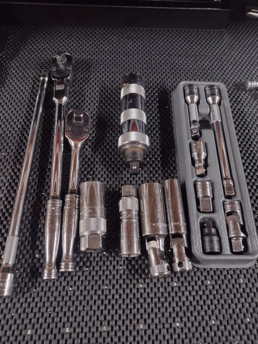 SnapOn Socket Adapter Ratchet Sets Standard Drive 1/2" and 3/8" (22e