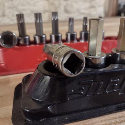 Snap-On Driver Sets Standard and Metric Drive 1/2" and 3/8" (#22d)