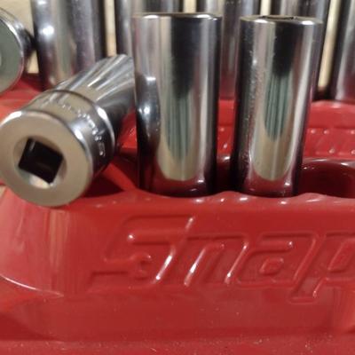 Snap-On Six Point Deep Socket Sets Standard 3/8" Drive (#22b)