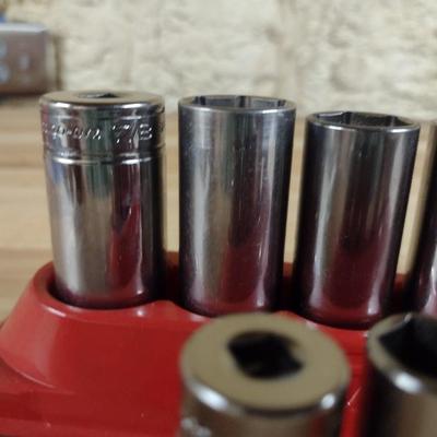 Snap-On Six Point Deep Socket Sets Standard 3/8" Drive (#22b)