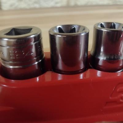 Snap-On Six Point Socket Sets Standard 3/8" and 1/2" Drive (#22a)