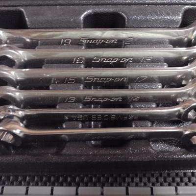 Snap-On Double Open End Flare Nut Wrench Set Metric (#21d)