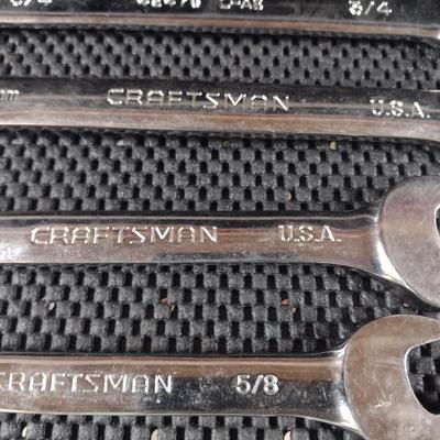 Craftsman Open End/Ratchet End Wrenches Standard Sizes (#21A)