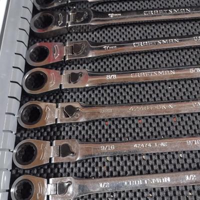 Craftsman Open End/Ratchet End Wrenches Standard Sizes (#21A)