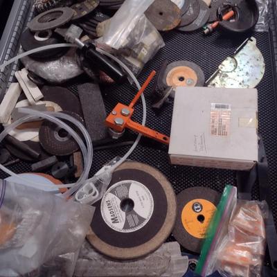 Abrasive Grinder Wheels, Cut Blades, Wire Buff Wheels, Various Sizes (#15)