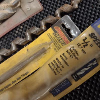 Speed Bits, Large Bore Auger Bits, and Masonry Bits (#12)