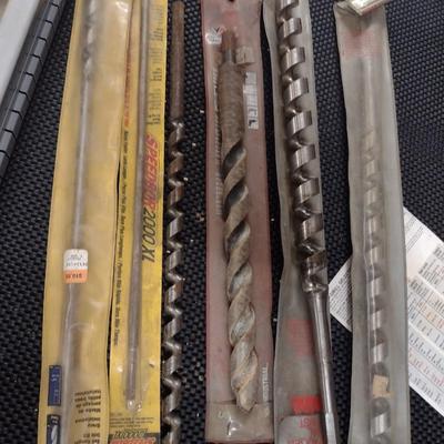 Speed Bits, Large Bore Auger Bits, and Masonry Bits (#12)