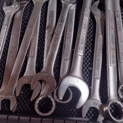 Craftsman Standard Open End/ Box End Wrench Set (#11c)