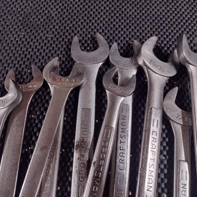 Craftsman Standard Open End/ Box End Wrench Set (#11c)