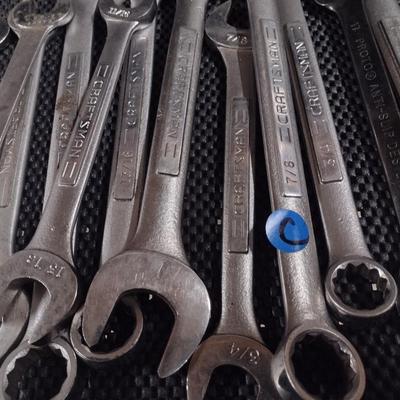 Craftsman Standard Open End/ Box End Wrench Set (#11c)