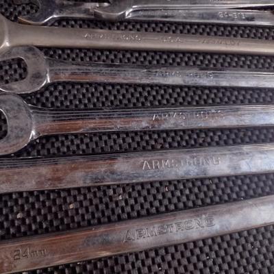 Armstrong Metric Open End/ Box End Wrench Set 13MM-30MM (#11b)