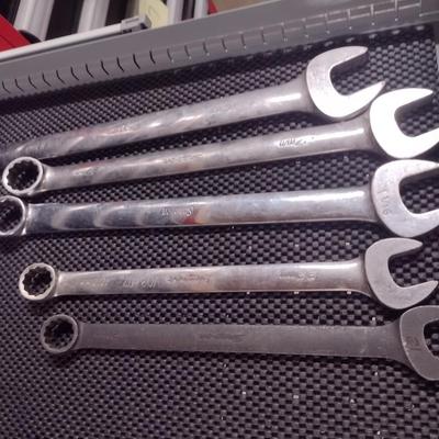 Snap-On Metric Open End/ Box End Wrench Set 23MM-30MM (#11a)