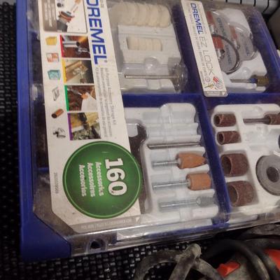 Dremel Style Cutting, Polishing, Grinding, Sanding Attachments with Black &Decker 3-Speed Rotary Hand Tool (#6)