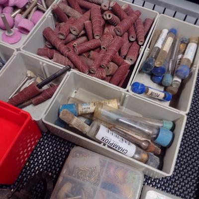 Dremel Style Cutting, Polishing, Grinding, Sanding Attachments with Black &Decker 3-Speed Rotary Hand Tool (#6)