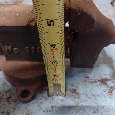Vintge Cast Body Littco Anvil Body 3" Bench Vise