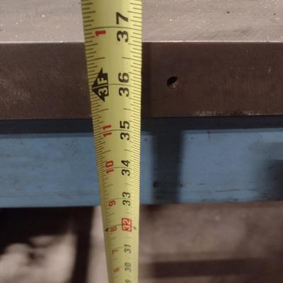 Steel Plate Industrial Worktable Rolling Castor (No Contents)