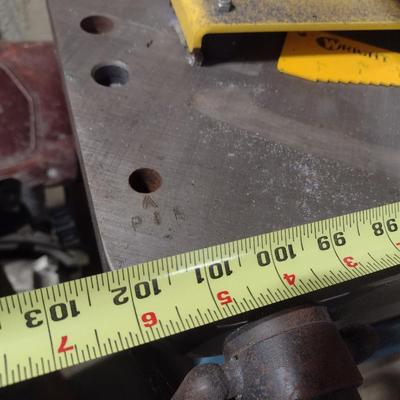 Steel Plate Industrial Worktable Rolling Castor (No Contents)