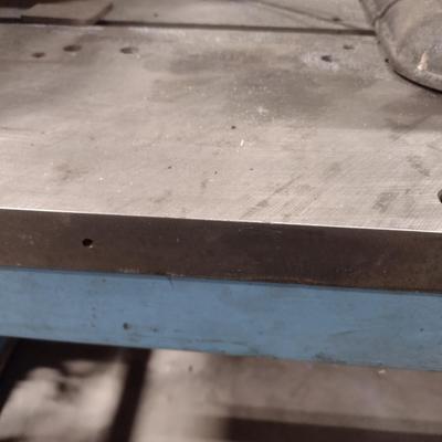 Steel Plate Industrial Worktable Rolling Castor (No Contents)