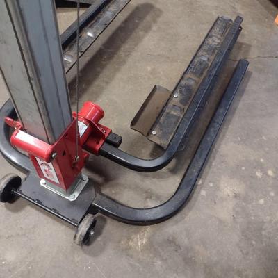 Heftee Garden Lawn Push Mower Winch Free-Standing Lift