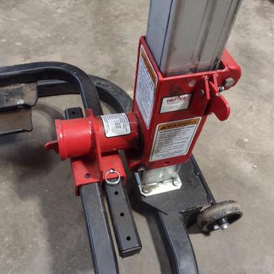 Heftee Garden Lawn Push Mower Winch Free-Standing Lift