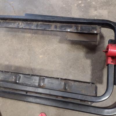 Heftee Garden Lawn Push Mower Winch Free-Standing Lift