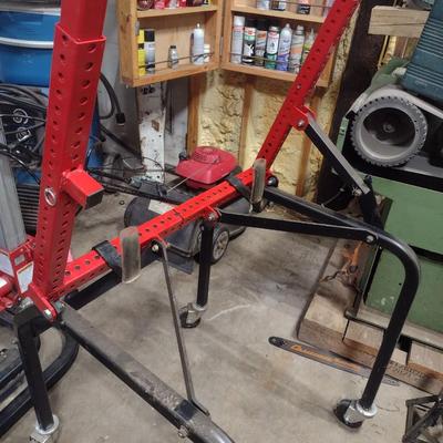 Heftee Lawn Mower Deck Mobile Work Platform