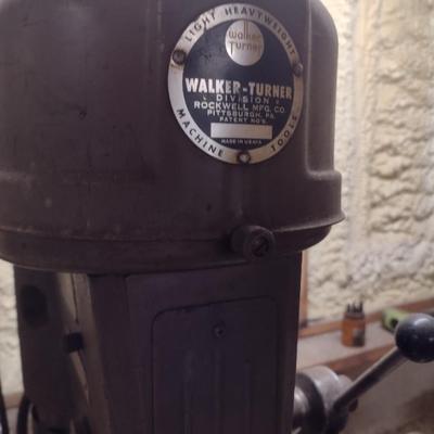 Rockwell Walker-Turner Variable Speed Machine Tool Benchtop Drill Press