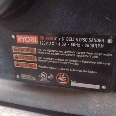 Ryobi Disc and Benchtop Belt Sander