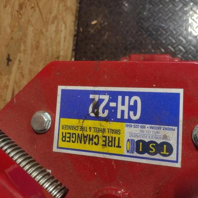 Tire Changer TSI Model CH-22 Small Wheel and Tire Changer