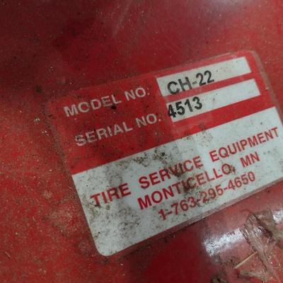 Tire Changer TSI Model CH-22 Small Wheel and Tire Changer