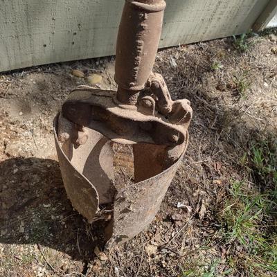 Vintage Hand Post Hole Diggers