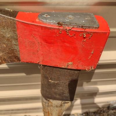 Wood Ax Stihl Brand Reinforced Handle