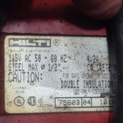 Hilti TE10 Electric Power Drill