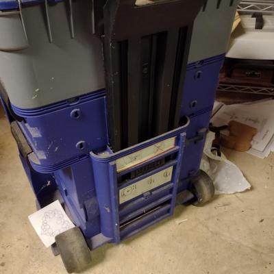 BenchTop Rolling Tool Box Stack with Contents (Choice B) (D)