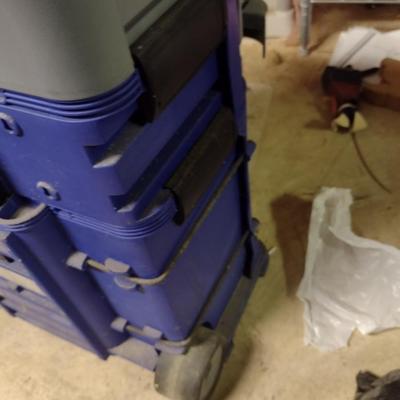 BenchTop Rolling Tool Box Stack with Contents (Choice B) (D)