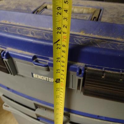 BenchTop Rolling Tool Box Stack with Contents (Choice B) (D)