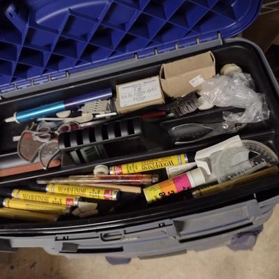 BenchTop Rolling Tool Box Stack with Contents (Choice A) (D)