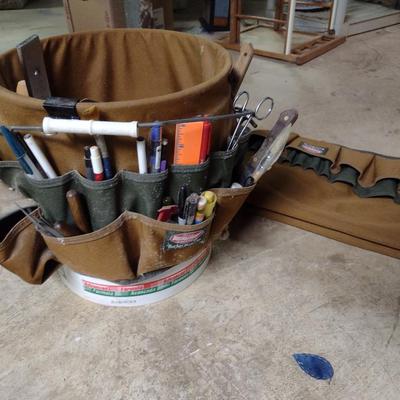 Two Bucket Tool Organizers with Contents (D)