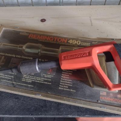 Powder Actuated Fastening Pin Hand Tool Remington 490