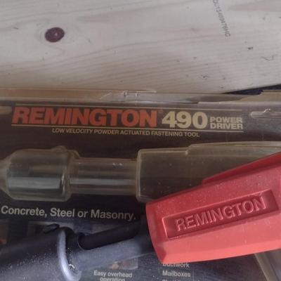 Powder Actuated Fastening Pin Hand Tool Remington 490
