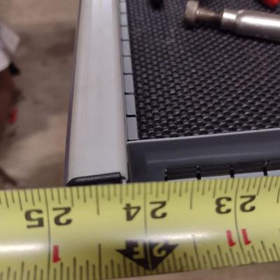 Lista Mechanic's Steel Tool Cabinet 26 Drawer with Wood Work Top and Heavy Duty Six-Ct Castors (No Contents)