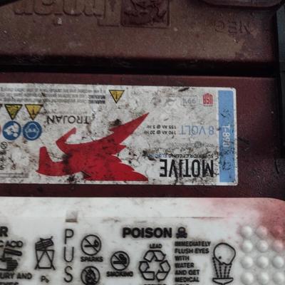 Electric Street Legal EZ-Go Golf Cart with Canopy, LED Headlights, and Rear Seats