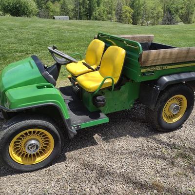 John Deere Gator TX with 1243 Hrs. Dump Bed