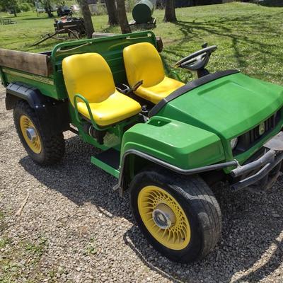 John Deere Gator TX with 1243 Hrs. Dump Bed
